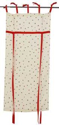 [V9156990000] Tenda finestra cuoricini rossi ri-0556 cm. 75 x 160