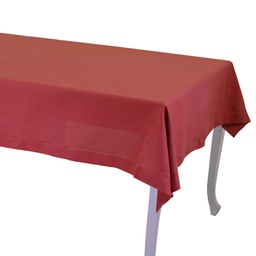 [V7908980000] Tovaglia juliette rosso mattone rettangolarecm140x180