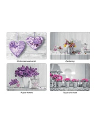 [1929990] Tovaglietta Shabby White Lupia Assortita 31x45 cm
