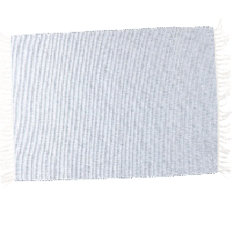 [20041419] Tovaglietta rettangolare 35x50 cm in cotone riciclato azzurro Linea Basic
