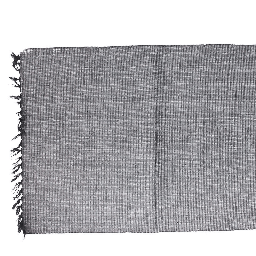 [20041421] Tovaglietta rettangolare 35x50 cm in cotone riciclato grigio Linea Basic