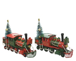 [20035579] Trenino Natale 20X7X13 Cm