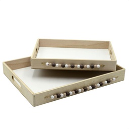 [V5915620000] Vassoio lignum legno 1-2 rettangolare cm40x32,5h5