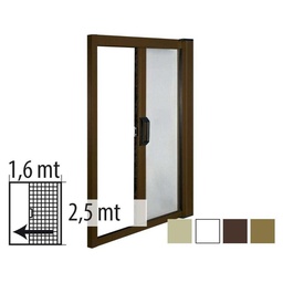 [CAP13810] Zanzariera Iris Cm. 60-320 x 250 Orizzontale Marrone