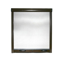 [8053323380085] Zanzariera a rullo riducibile per finestra verticale EASY UP Marrone 100x170 cm