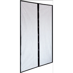 [1994202] Zanzariera in Poliestere con Magneti cm 120x240 per porta Nero IRS