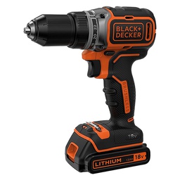 [DFL5130006]  Trapano Avvitatore A Batteria Bl186K-Qw 18V - 1,5 Ah Litio Black Decker