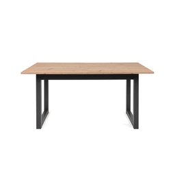 [FZ91248] (2c) Tavolo moderno salotto cucina allungabile quercia cm 160-200 x 90(DENVER50)