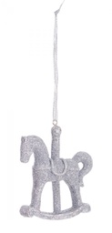[B0938286] 12x Pendaglio Lisel Cavallino Argento