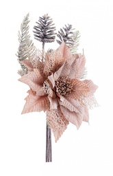 [B0939391] 12x Pick Poinsezia Clare Marrone C