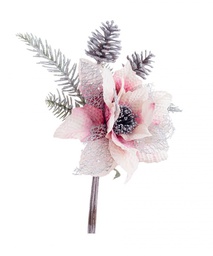 [B0939395] 12x Pick Poinsezia Clare Rosa