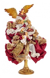 [B0937234] 1x Sacra Famiglia Baroque Stand Rosso C