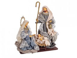 [B0937208] 1x Sacra Famiglia Celeste Azzurro
