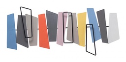 [B0182315] 2x Decorazione Parete Mondrian 80.5X35