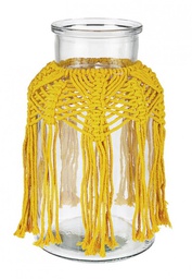 [B0347231] 2x Vaso Peruvian Cil Giallo H25