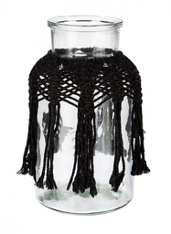 [B0347233] 2x Vaso Peruvian Cil Nero H25