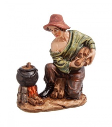 [B0915084] 4x Figura Presepe Pastore C
