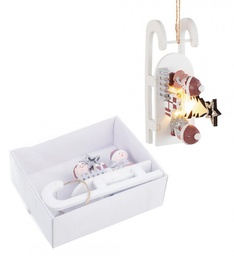[B0931414] 4x Pendaglio Brittany Slitta Bimbi C