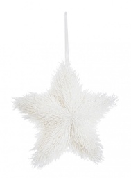 [B0936104] 4x Pendaglio Sfavillio Stella Bianco S