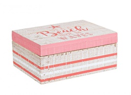 [B0133160] 4x Scatola Malibu' Rett. Rosso L
