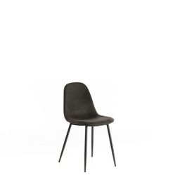 [OM/329/GR] 4x Sedia in similpelle 44cm x 50cm H. 84cm