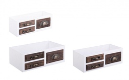 [B0928153] 4x Set3 Cassettina Jacob Bia-Marrone