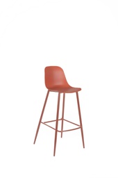 [OM/455/RU] 2x Sgabello in Polipropilene 47.5cm x 47cm x 91.5cm