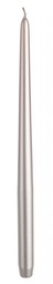 [B0163855] 6x Candela Basic Conica Argento 40Cm