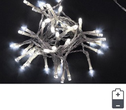 [B0909520] 6x Catena Bt 48 Led Bianco Filo Tr Int