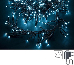 [B0923029] 6x Cluster768L Bianco 3Mm Filo Verde Ip44