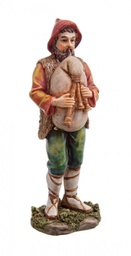 [B0915092] 6x Figura Presepe Zampognaro H16