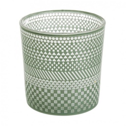 [B0914196] 6x P.Candela Vt Decorato Verde