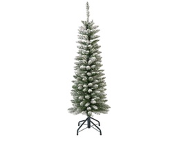 [20035860] Albelo di Natale Pencil pine Innevato H 150 x ø 45 cm