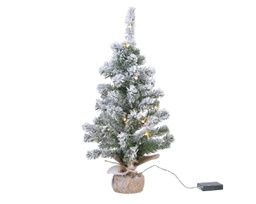 [20102607] Albero Mini Nevoso LED BO Imperiale da Interno H 90 x Ø 46 cm