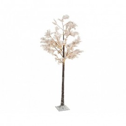 [19625828] Albero con fiori bianchi LED 40x40x h180 cm