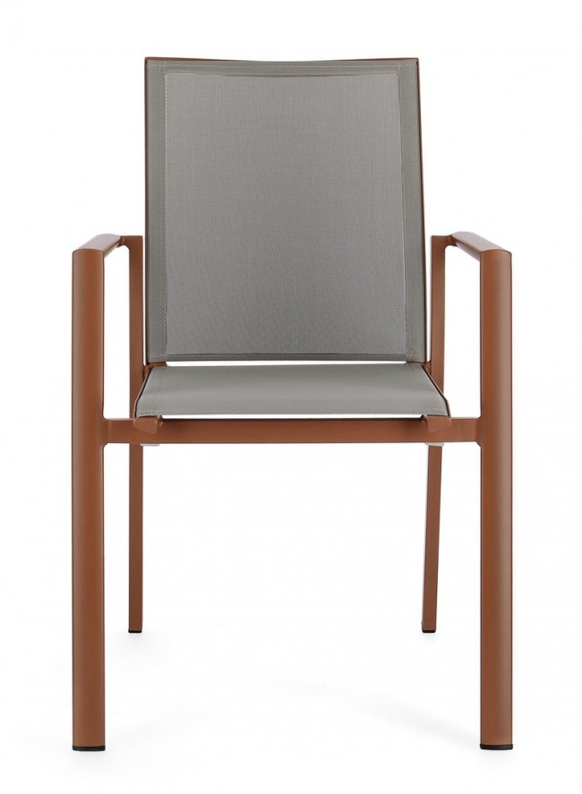 4x Sedia C-Br Konnor Terracotta