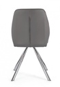 4x Sedia Maxwell Pu Grigio