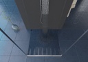 Canalissima da pavimento con griglia in alluminio 700mm