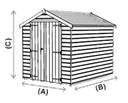 Casetta Da Giardino Darwin 6X4 C/Fin.Front. Marrone Keter