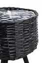 4x Set3 C.Vaso Tripod Nero