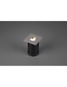 Faretto Led Da Incasso Calpestabile IP65 Nichel Belaja 11x11 cm Trio Lighting