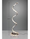 Lampada Da Terra Moderna Yara Spirale Nichel Led Dimmer Trio Lighting