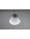 Lampada Sospensione Cucina Jagger Metallo Nichel Inserto Legno Trio Lighting