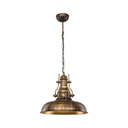 Lampada a sospensione Tarus stile industriale oro antichizzato MDL4468 EFFEZ