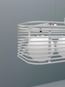 Lampada a sospensione bianco 25 cm x 60 cm H. 120 cm