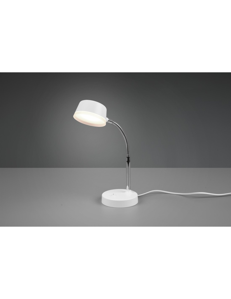Lampada da Scrivania Kiko Led 4,5W Bianco H34 cm Trio Lighting