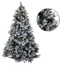 Albero monte Cristallo innevato verde 1430 rami cmø140h210