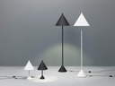 Lampada da terra in metallo nero D40xD40x156h cm