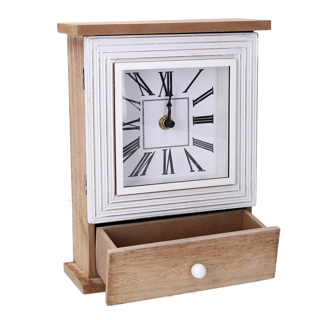 Orologio legno marrone cm 18