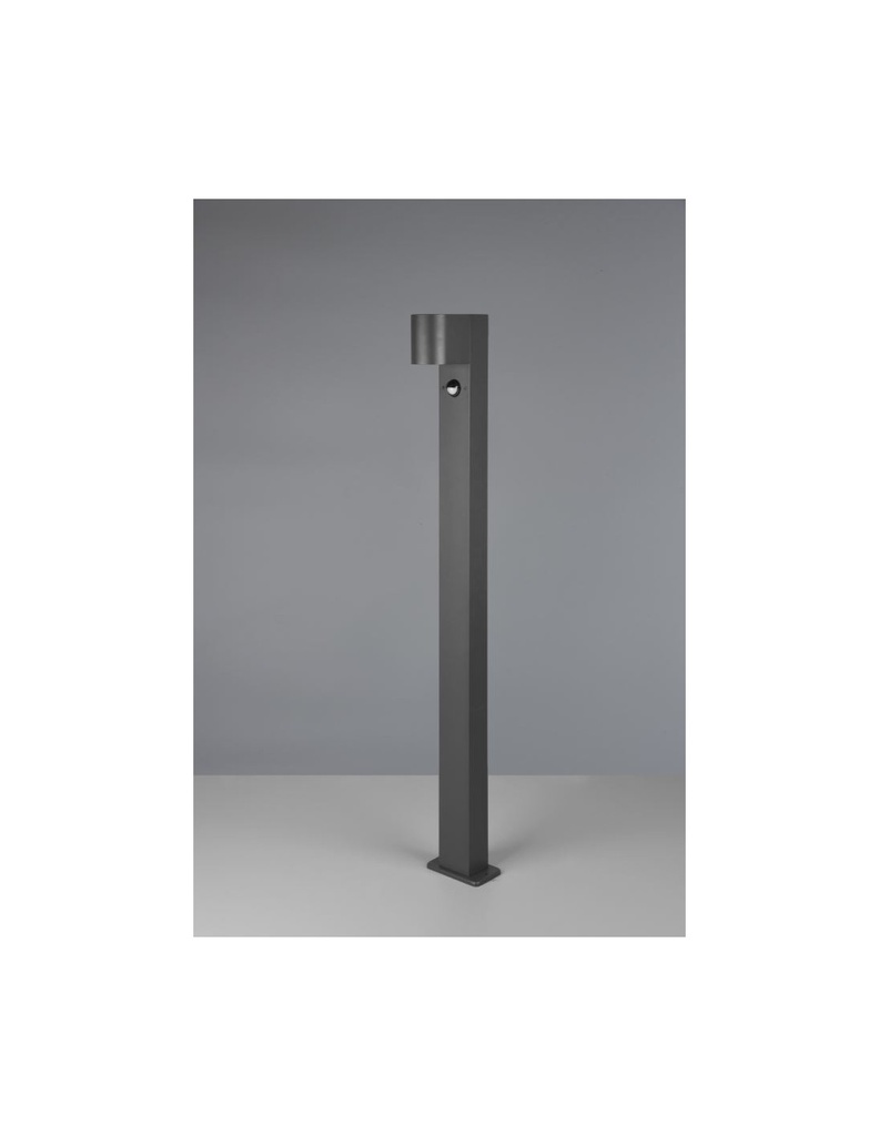 Palo Alto Giardino 1xGU10 Roya Antracite IP44 Sensore Movimento Trio Lighting